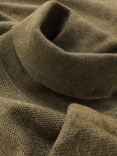 Шерстяной удерживающий тепло демисезонный трикотажный свитер