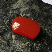 南红玛瑙保山原矿冰红马鞍戒面镶嵌吊坠戒指尺寸20x13x7mm重3.4克