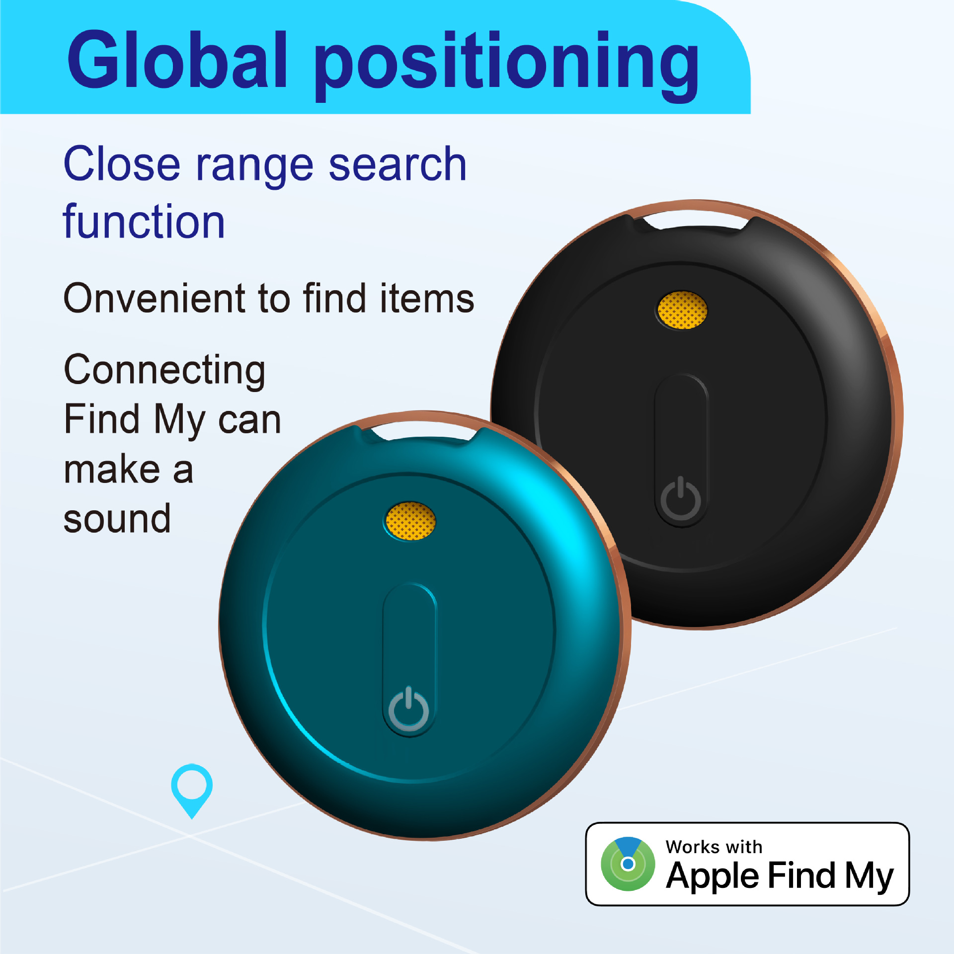 Motag防丢器MFI认证老人防走丢定位器钱包钥匙物品汽车GPS宠物追