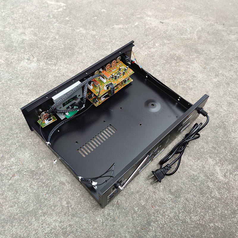 带2.1前级功放外壳功放机箱 三声道功放外壳机箱壳子电路板功放箱