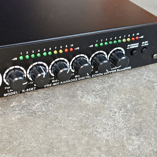 2399卡拉OK混音器 前置效果器 220V家用混响器 伴音器蓝牙前级