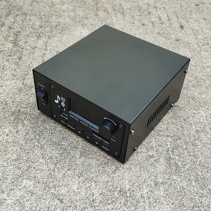 电瓶12V24V汽车100W数字功放蓝牙接收低音炮功放板前级MP3USB解码