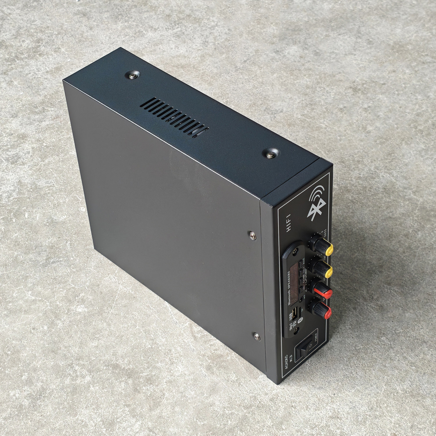 220V蓝牙重低音2.1声道功放 环牛3声道立体声功放板大功率300W