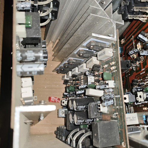 6管4电容坏板功放板拆机维修功放板.带散热亏本卖当零件处理