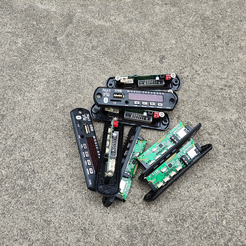 显示不全瑕疵蓝牙MP3解码器12V板子模块u盘解码播放器无损解码板
