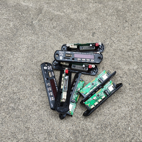 显示不全瑕疵蓝牙MP3解码器12V板子模块u盘解码播放器无损解码板