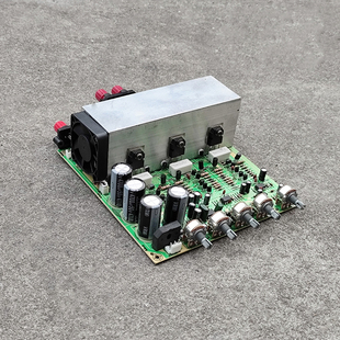 500W+风扇重低音炮功放板2.1大功率带进口3对管大功率功放板3声道