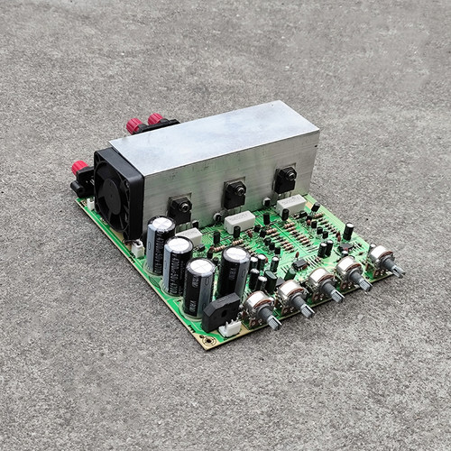500W+风扇重低音炮功放板2.1