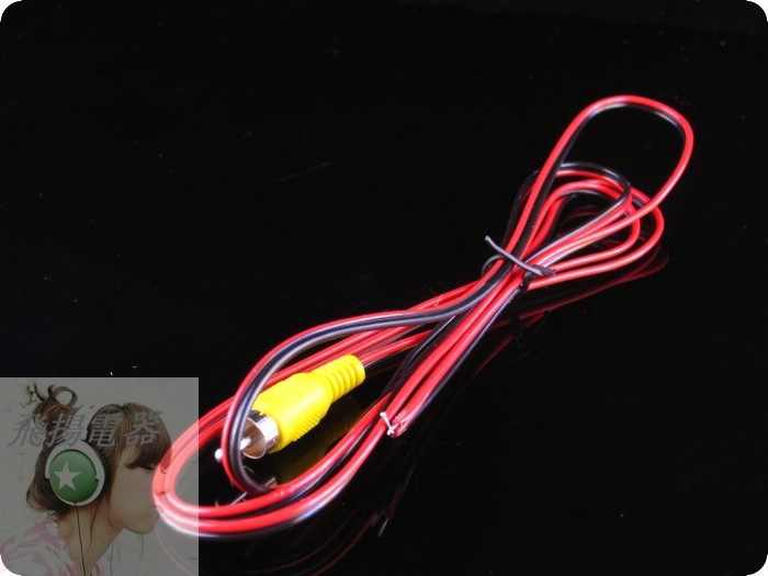 单只头RCA莲花平行线 音箱卫星箱喇叭线音频信号线RCA黑红平行线