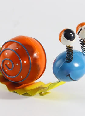 创意金属蜗牛花园草坪装饰室内户外五颜六色可爱昆虫雕塑院子装饰