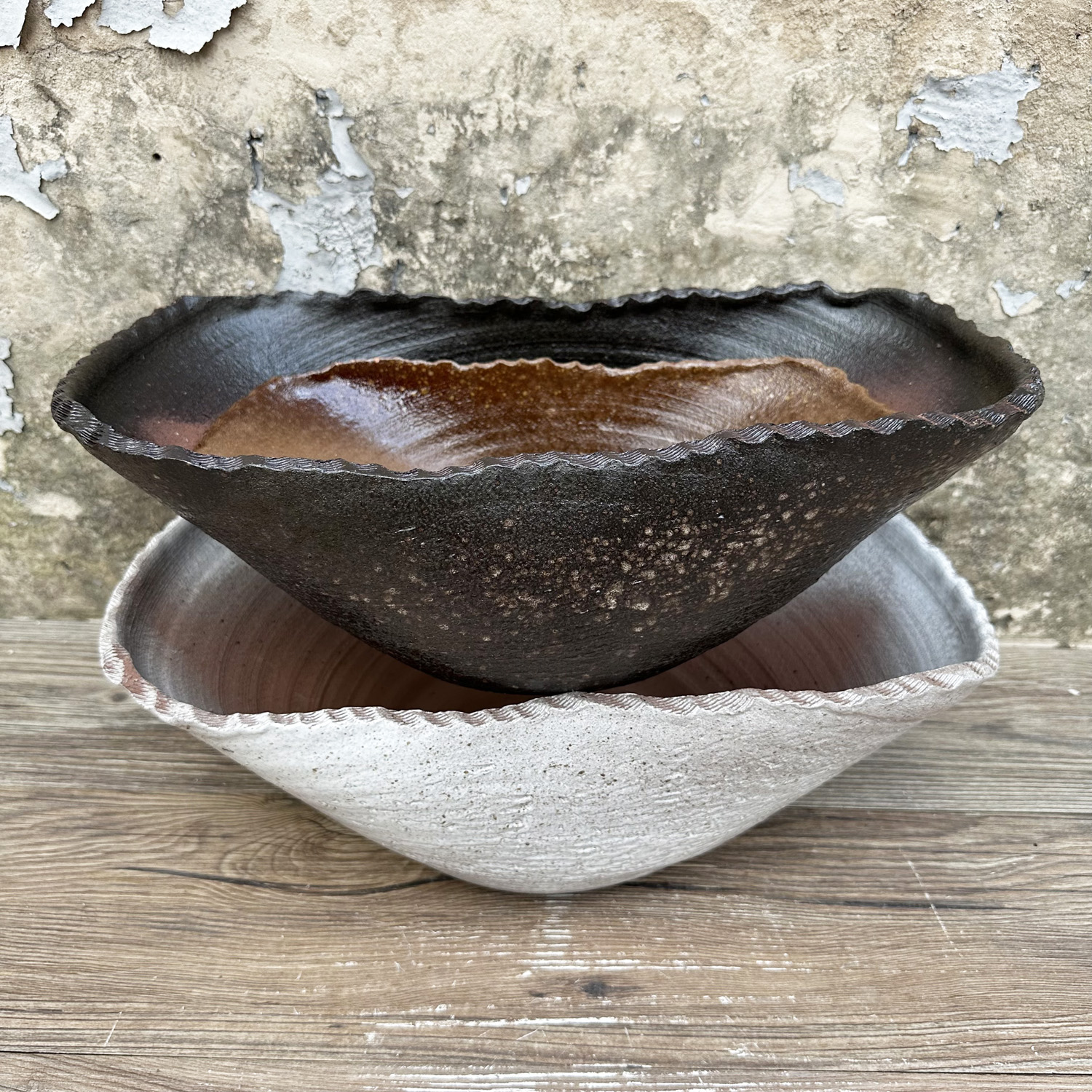 超大粗陶船型多肉拼盘绿植盆景盆