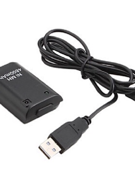 XBOX360无线手柄电池充电XBOXONES手柄电池包反复充电赠送充电线