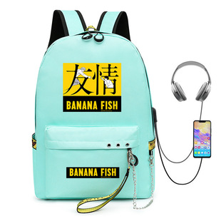 战栗杀机双肩包亚修背包奥村英二周边动漫书包BANANA FISH跨境潮