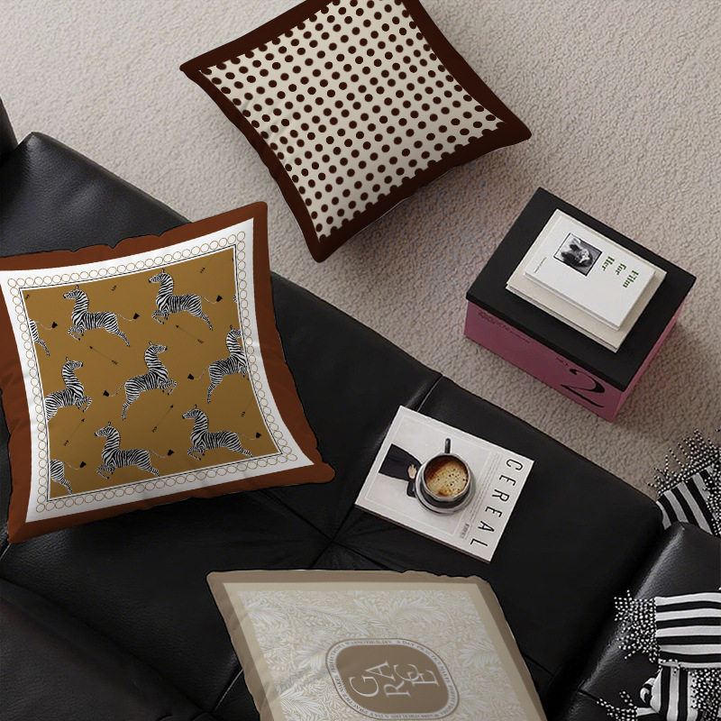 欧式古典抱枕沙发飘窗靠垫床头靠背办公靠枕正方形超大抱枕套含芯