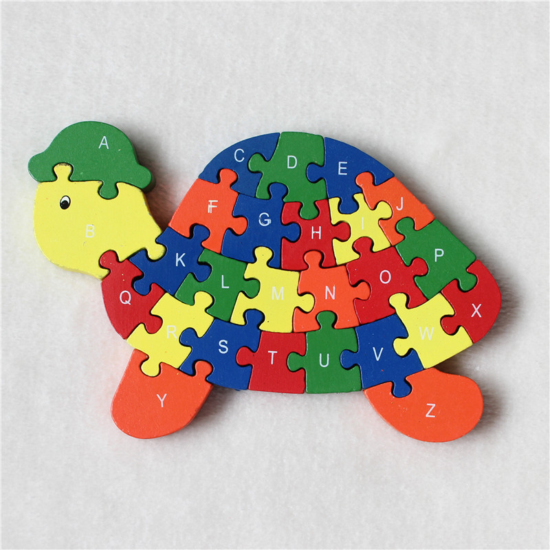 早教用品 字母数字认知木制 积木 乌龟拼图 儿童玩具 智力礼物|msdalam kategori Toy/bayi/teka-teki/blok bangunan/model, manik/teka-teki/Pasangan/pemasangan/Pukul mainan, teka-teki/teka-teki - dari Buy2taobao.com untuk memberikan perkhidmatan ejen Taobao profesional membeli