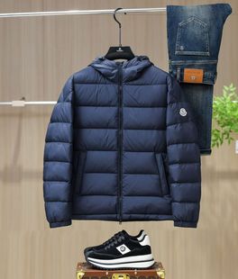 德尚德罗2026冬超轻短款男士羽绒服时尚欧货白鸭绒羽绒服休闲带帽
