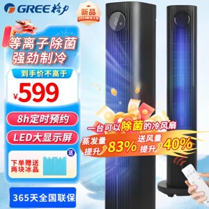 格力制冷冷风扇等离子除菌语音款