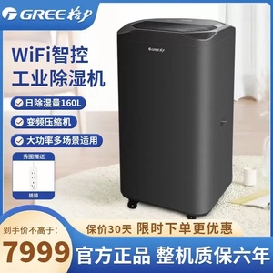 格力除湿机别墅家用卧室办公室地下室商用除湿器DH160FQA1A(WIFI)