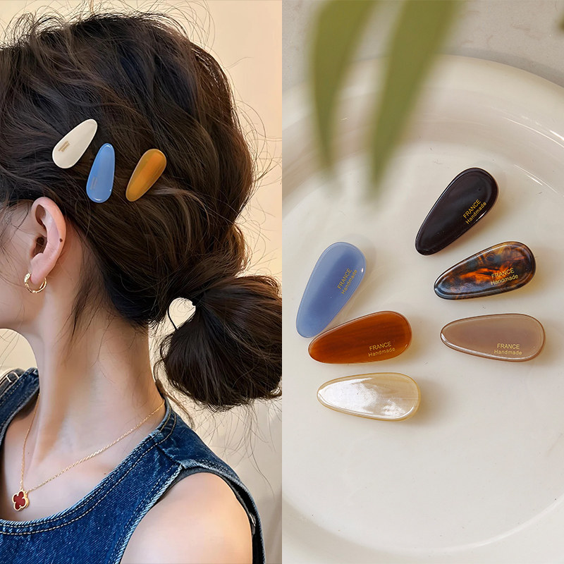 6件套~奇美拉水滴边夹女高级感刘海发夹前额碎发鸭嘴夹发卡发饰,饰品/流行首饰/时尚饰品新,发饰,淘宝优惠券,粉丝福利购,淘宝优惠卷