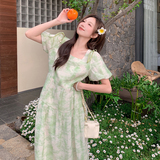 新款夏装碎花仙女连衣裙8809-P115K168，女装连衣裙，2B080