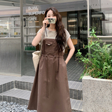 夏装新款条纹拼接假两件连衣裙8808-P115K168，女装连衣裙，2B080