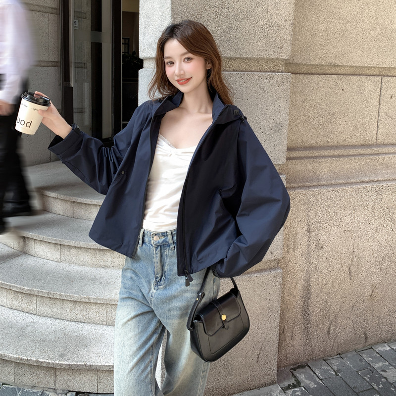 春装新款藏青色外套2B080-9158p165k248,女装短外套,2B080