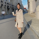 新款冬装毛呢大衣海军领呢大衣057-5859-P175K258，女装毛呢外套，唯尔萱