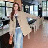 新款卡其色风衣外套袖中长款057-9162p175k268，商品下架区，唯尔萱