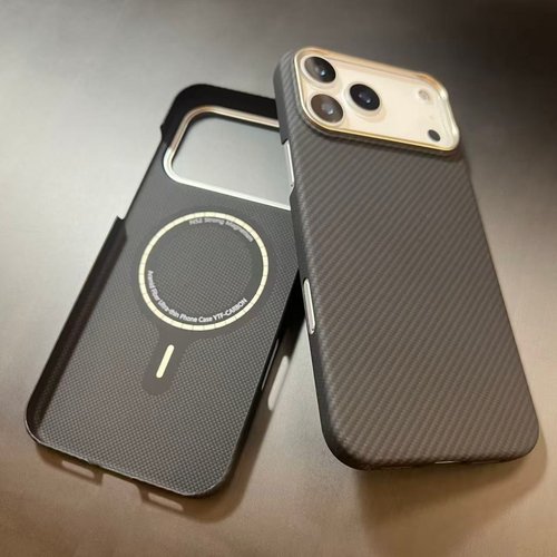 适用苹果iPhone 17/16/15/14ProMax真凯夫拉手机壳17air标准版芳纶碳纤维磁吸高级感超薄保护壳保护套男士