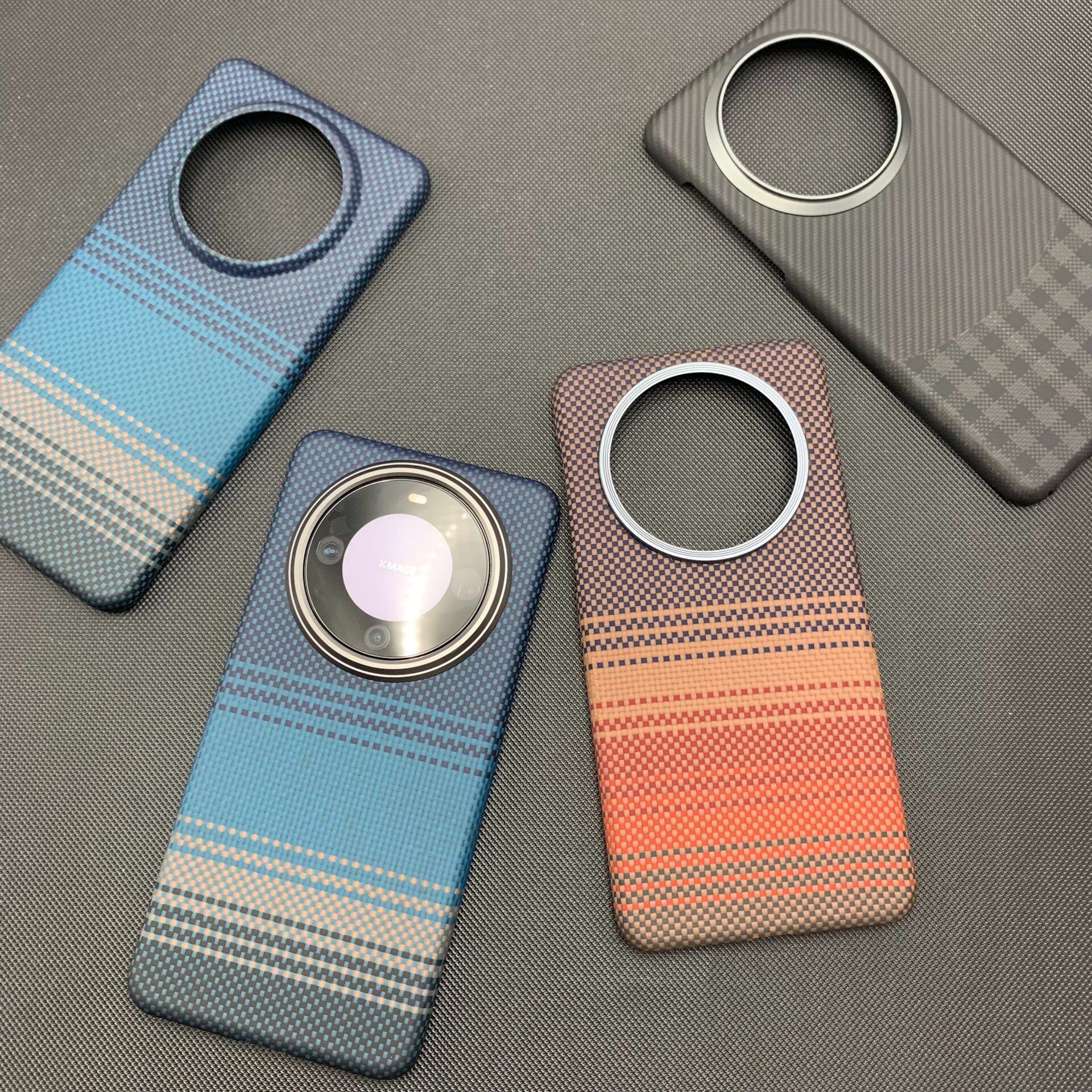 适用HUAWEI华为Mate70 Pro/Pro+超薄凯夫拉手机壳日落月升70RS磁吸magsafe芳纶碳纤维散热mate X5保护套男士