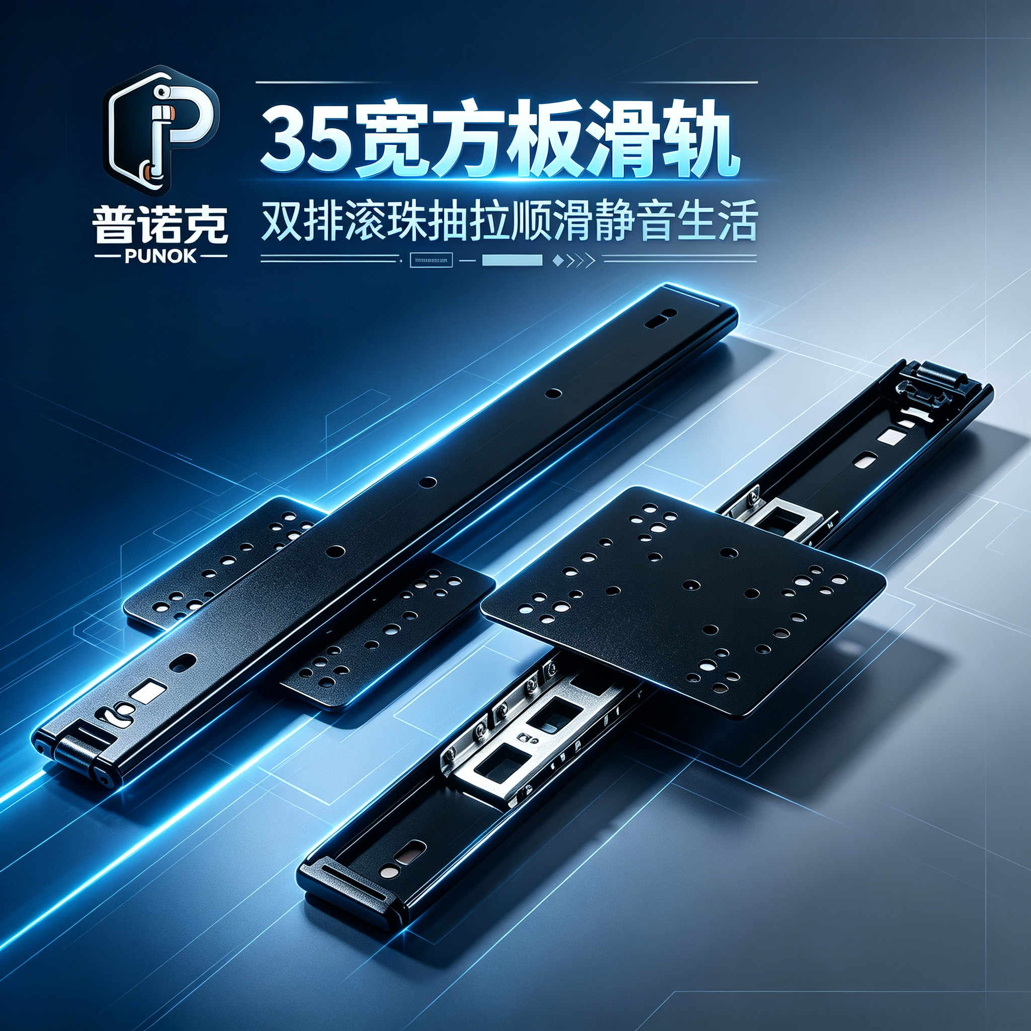 口袋门回旋门滑轨 隐形侧插折叠导轨 衣柜橱柜隐藏门五金配件