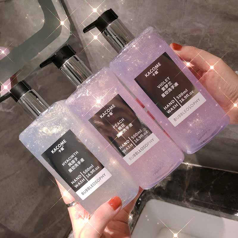 卡蔻紫罗兰桃花日化品星空洗手液泡泡保湿滋养净手绵密温和不刺激