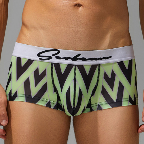 希宾男士平角内裤透气舒适4色