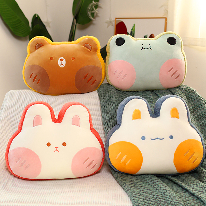 萌浩仔兔P棉卡通动物子抱枕