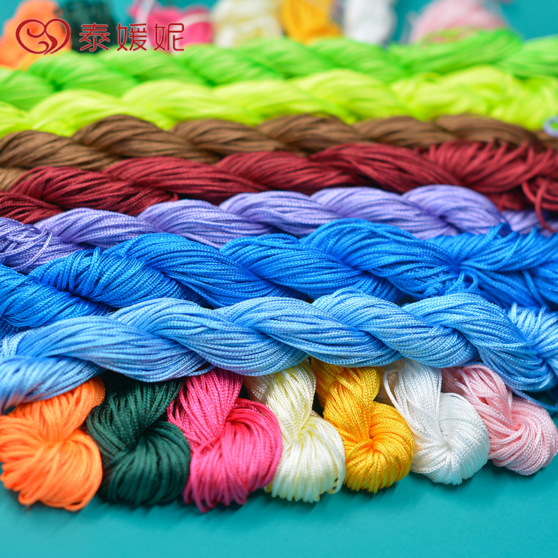 手工编织中国结红绳线