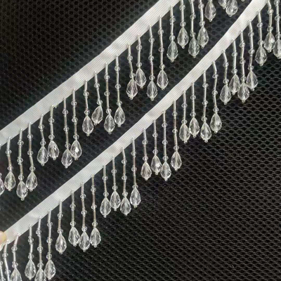 黑白色重工水滴吊坠舞台服装鞋子