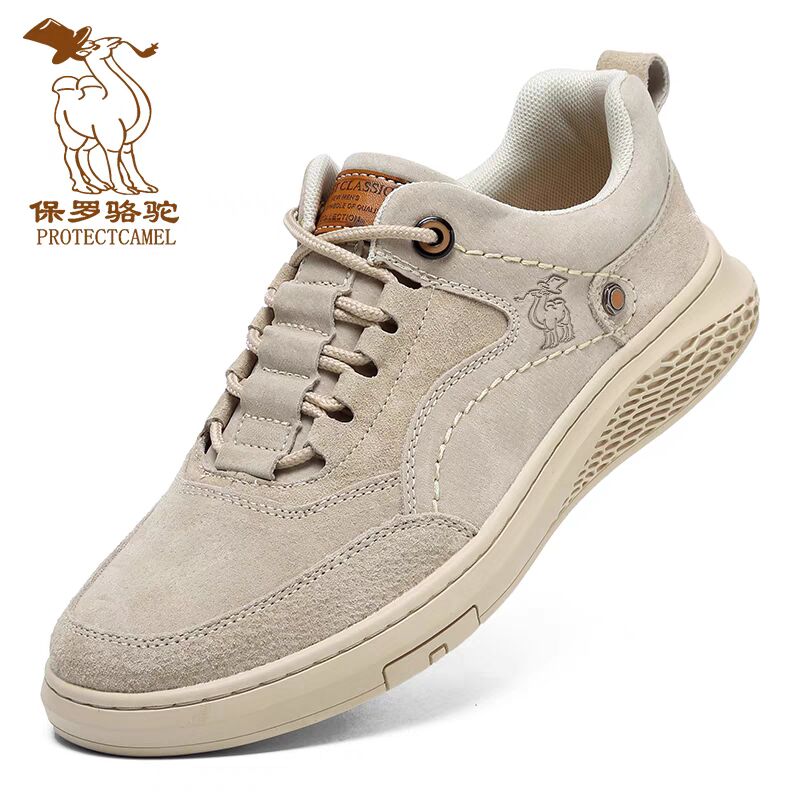 冬季真皮男鞋休闲鞋软底运动板鞋