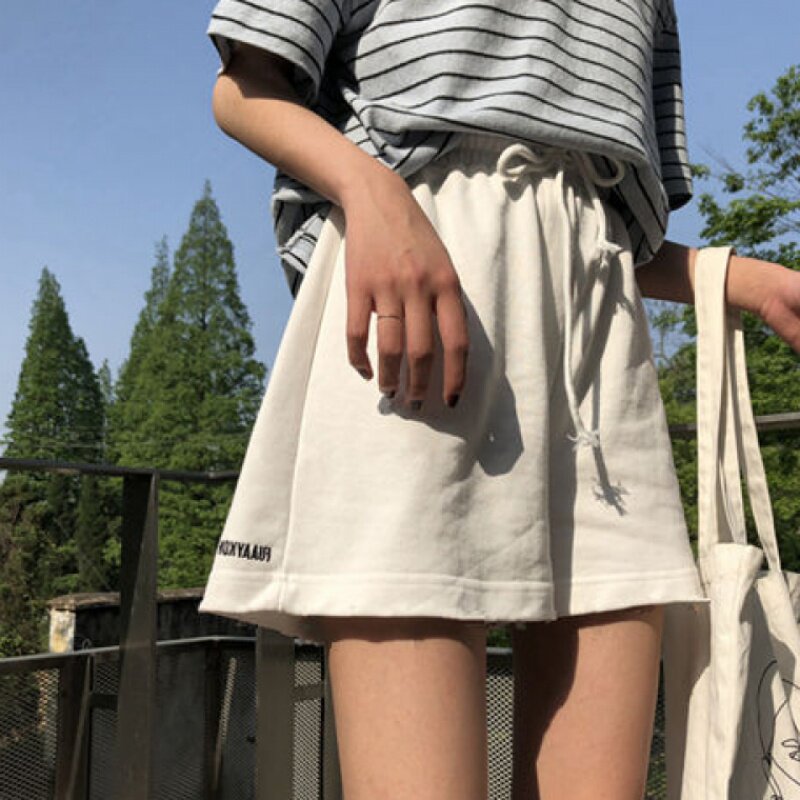 EKOOL Paige Show thin student motion Broad leg shorts summer Korean Edition Versatile Easy Casual pants Hot pantsin the Women's clothing/Boutique , Pants , Casual pants  category - from Buy2taobao.com to provide professional Taobao agent buy service