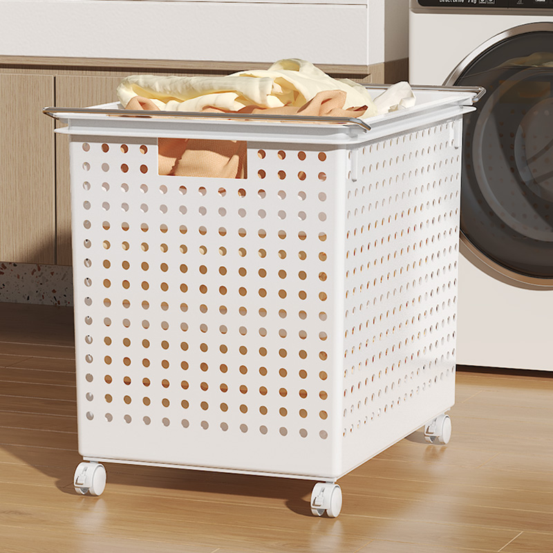 塑料脏衣篮子置物架放洗衣房衣物