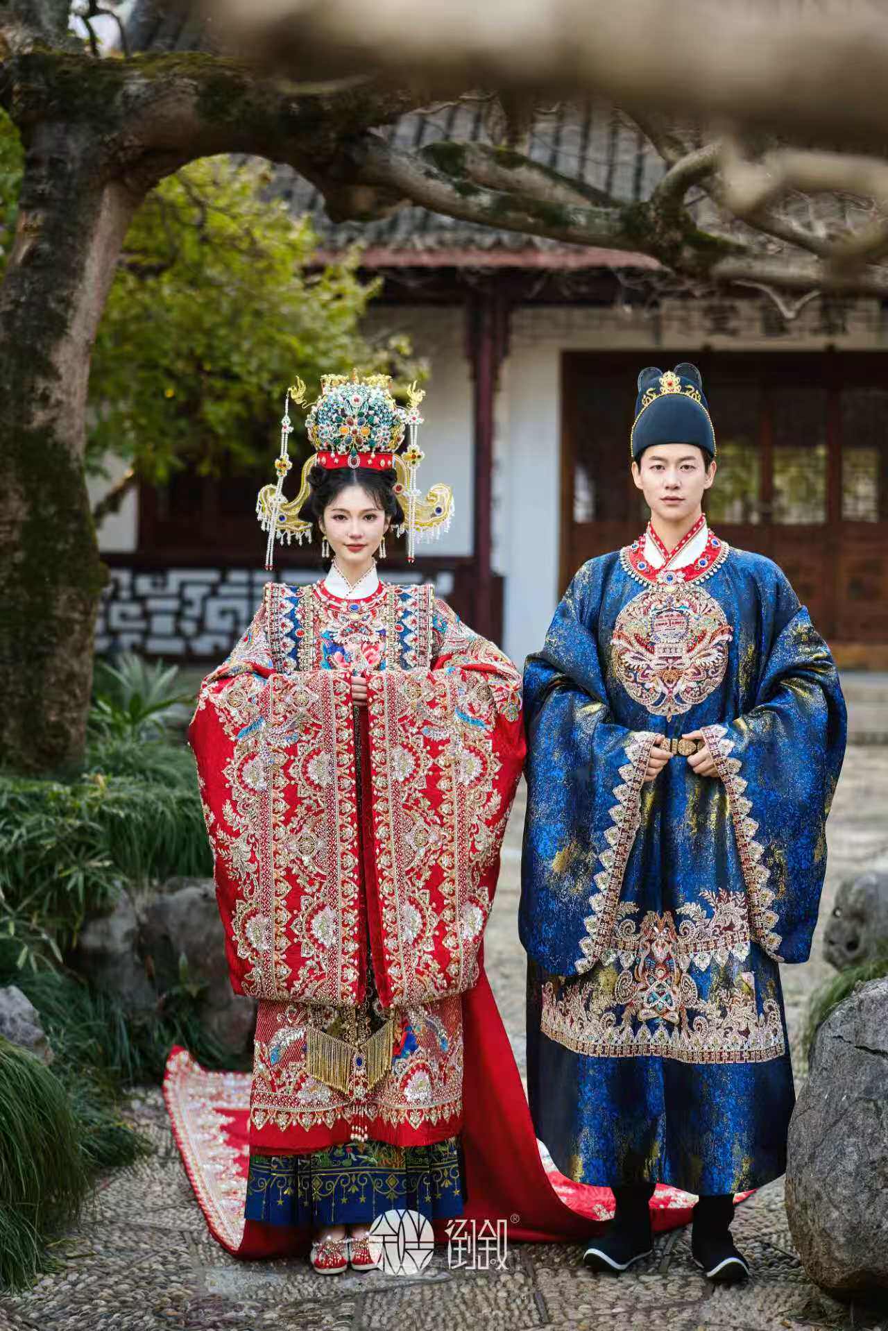 婚礼套装龙袍敬酒服婚服新郎新娘结婚礼服古装