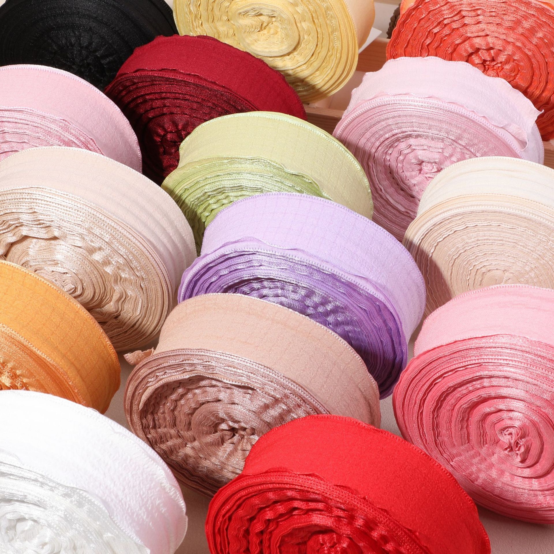 花束50码波浪边小清新大盘织带