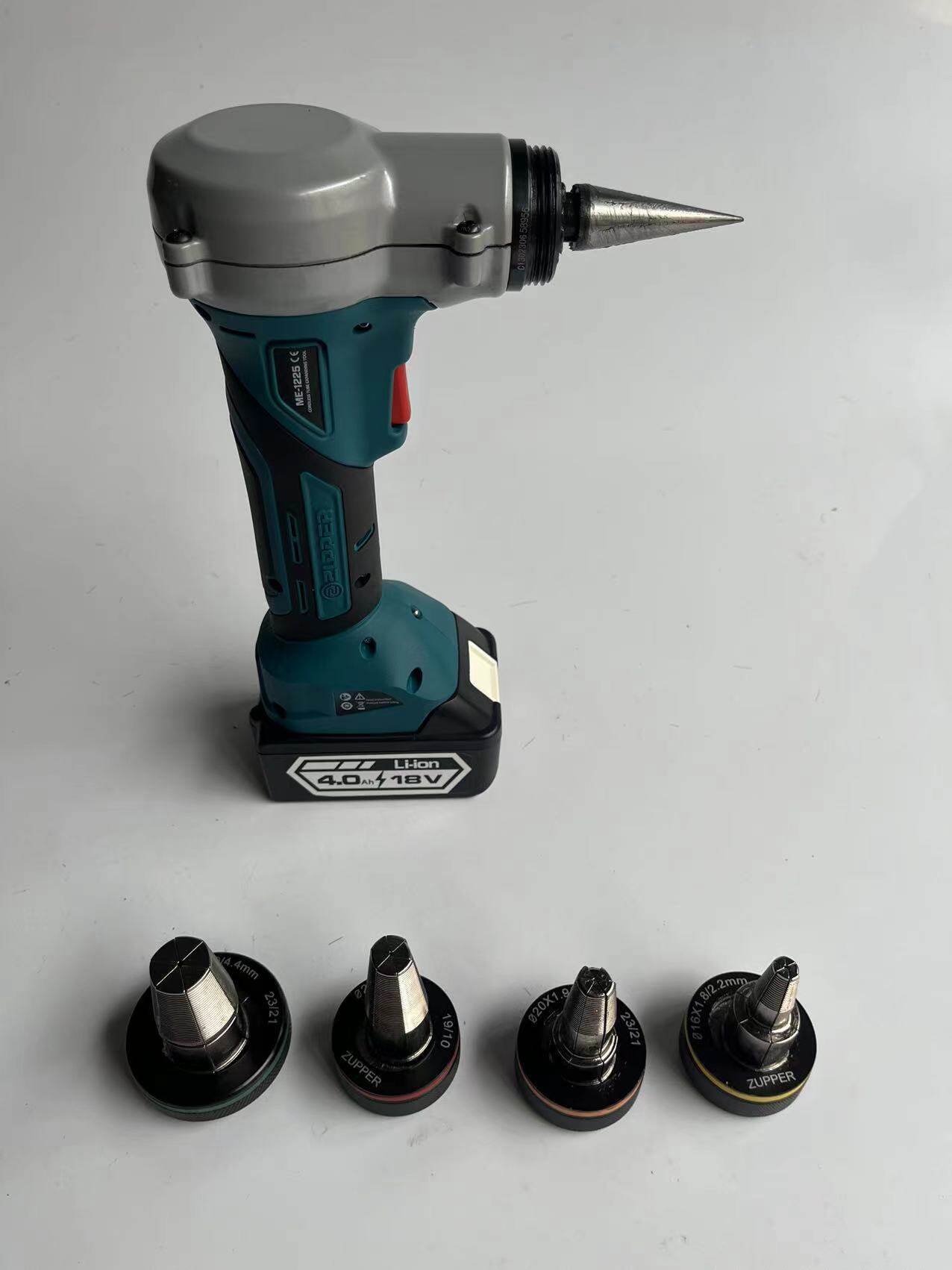 zupper巨力卓普me-1225充电式电动液压扩管器pvv铝塑管扩孔涨管器