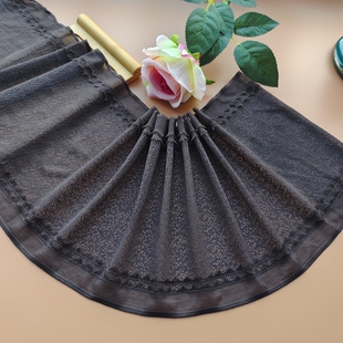 新款 咖啡色蕾丝花边辅料裙摆裙子服装边料衣服拼接装饰布料