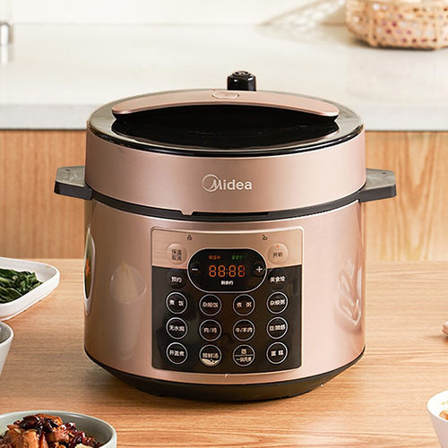 Midea/美的电压力锅YL50Q3-451双胆家用5L精控火候70Kpa高压快煮