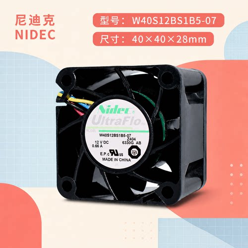 NIDEC12V4028电源散热风扇