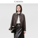 小羊皮 CADIDL卡迪黛尔商场同款 2025秋季 新款 柔韧皮衣短外套女