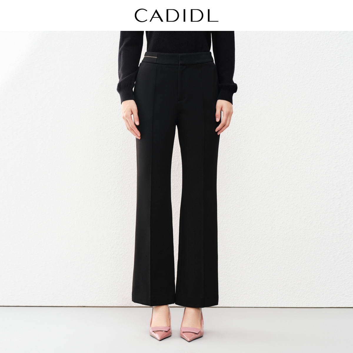 CADIDL卡迪黛尔商场同款冬新款气质百搭西装裤通勤职场长裤女