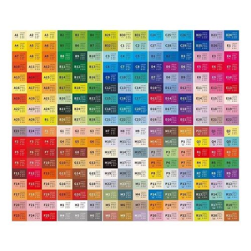 拼豆色号标签贴纸拼豆色卡302号贴纸整套全色系颜色分类分色贴纸