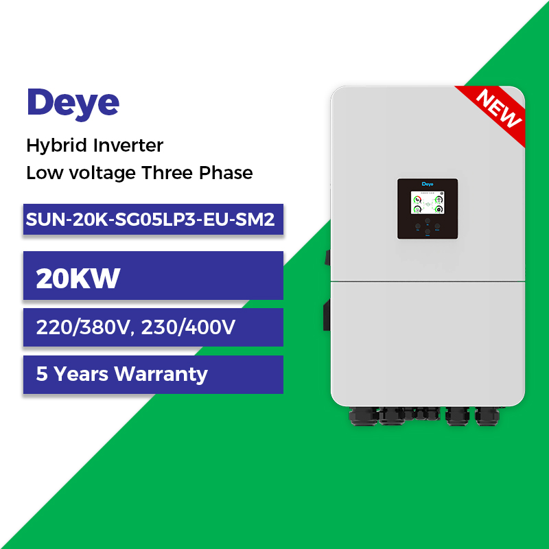 Deye德业低压混网三相逆变器 SUN-15K-SG05LP3-EU-SM2