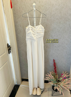 SWHP 很垂滑凉快 2025夏季新款女装时尚气质百搭显瘦吊带连体裤